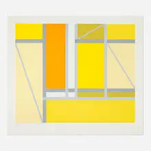 Full Sun by Arnold Hoffmann Jr., c. 1960, screenprint in colors, sold Aug 2026