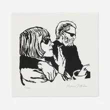 Raymond Pettibon, Untitled, 2015, lithograph on Somerset