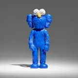 Kaws, BFF (Blue), 2017, painted cast vinyl