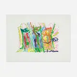 John Chamberlain, A Gift #9, 1998, offset lithograph in colors