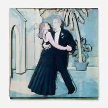 Larry Rivers, Make Believe Ballroom, 1989, acrylic, oil and photolithograph in colors on canvas mounted to cast resin fiber