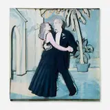 Larry Rivers, Make Believe Ballroom, 1989, acrylic, oil and photolithograph in colors on canvas mounted to cast resin fiber