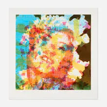 James Rosenquist, Shy (from the Myth & Technology portfolio), 1981, lithograph in colors on Arches