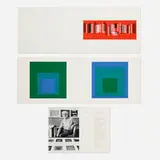 Josef Albers, Two works from the Formulation : Articulation portfolio, 1972, screenprint in colors