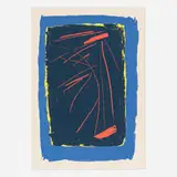 Dan Christensen, Mojo, 1981, screenprint in colors