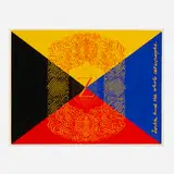 Corita Kent, z is zorba (from the international signal code alphabet series), 1968, screenprint in colors