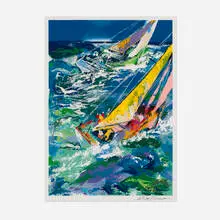 LeRoy Neiman, High Seas Sailing II, 1995, screenprint in colors