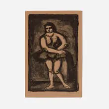 Georges Rouault, L’ecuyere, 1926, lithograph