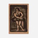 Georges Rouault, L’ecuyere, 1926, lithograph