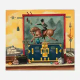 Paul Riba, Untitled, c. 1950, oil on canvas stretched over board