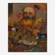 Charles Bragg, The Liberator, oil on wood panel