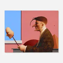John Boyd, Message (Undecoded), 1999, oil on panel