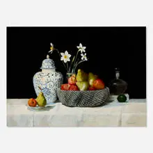 Charles William Yeiser, Sharon’s Basket in Spring, 1992, oil on canvas