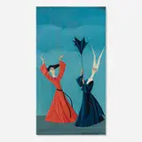 Carlo Canevari, Untitled, acrylic on wood panel