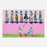 Thom Ross, American Pastime, acrylic on paper
