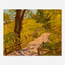 Robert Emmett Owen, Sunny Path, oil on canvas