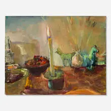 Heather Drayzen, New Year's Eve, 2023, oil on canvas
