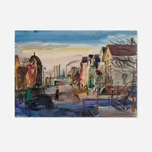 Francis Chapin, Untitled, watercolor on paper
