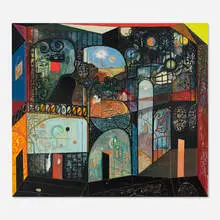 Richard Hull, Falls the Shadow, 1988, oil and wax ground on linen