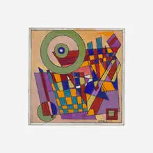 Rolph Scarlett, Untitled, pen and gouache on paper