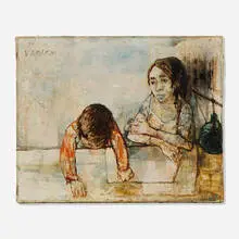 Jean Jansem, Untitled, oil on canvas