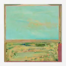 Ira Yeager, Landscape, oil on canvas