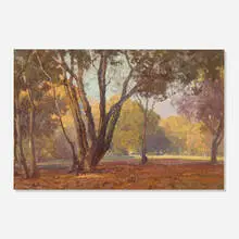 Hanson Puthuff, In the Grove, oil on canvas