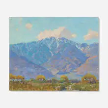 Alson S. Clark, San Jacinto, 1923, oil on canvas laid to board