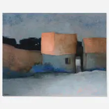 Claude Gaveau, Vingt et une heures, oil on canvas