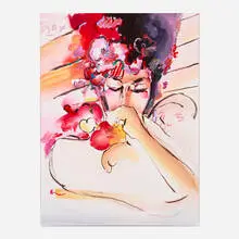 Peter Max, Suzin, 1988, acrylic on canvas
