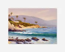 Jacobus Baas, Untitled (Laguna Beach), oil on canvas
