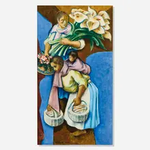 Millard Sheets, Early Morning, Patzcuaro, 1947-48, watercolor on paper