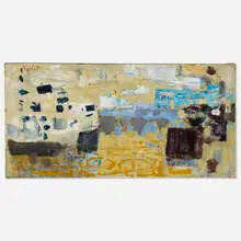 Alexandre Garbell, Sur la Tamise, oil on canvas