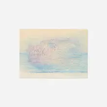 La Peur, Aeris Ardores by Valentine Hugo, 1962, colored pencil on paper, sold Jun 2026