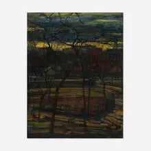Abbo Ostrowsky, Autumn, 1923, oil on canvas