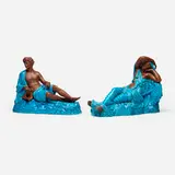 Royal Worcester, Dionysus and Ariadne figurines