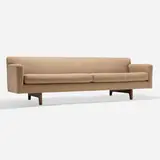 Edward Wormley, Sofa, model 5125, c. 1955, upholstery, walnut