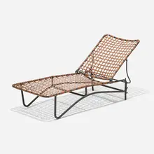 Tadao Inouye, Kantan outdoor chaise lounge, enameled aluminum, vinyl