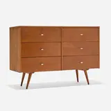 Paul McCobb, Planner Group cabinet, 1950, birch, stainless