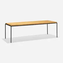 Paul McCobb, Planner Group bench, model 1547, 1952, maple, enameled steel