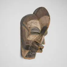 Songye, Kifwebe mask, carved and painted wood