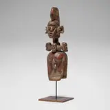 Mumuye, Shoulder mask, carved wood