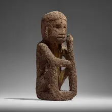 Filipino, Bulul figure, fernwood, clay