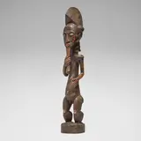 Baule, Blolo Bian (male spirit spouse), carved wood