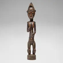 Baule, Blolo Bla (female spirit spouse), carved wood