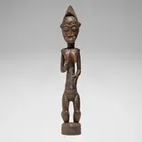 Baule, Blolo Bla (female spirit spouse), carved wood