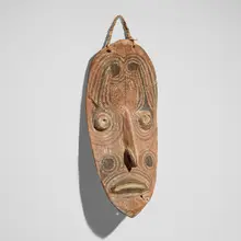 Iatmul, Mask, carved wood, pigment