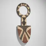 Nafana, Bedu plank mask, carved and assembled wood, pigment