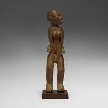 Makonde, Maternity figure, carved wood