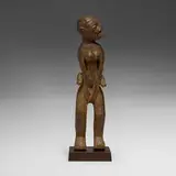 Makonde, Maternity figure, carved wood